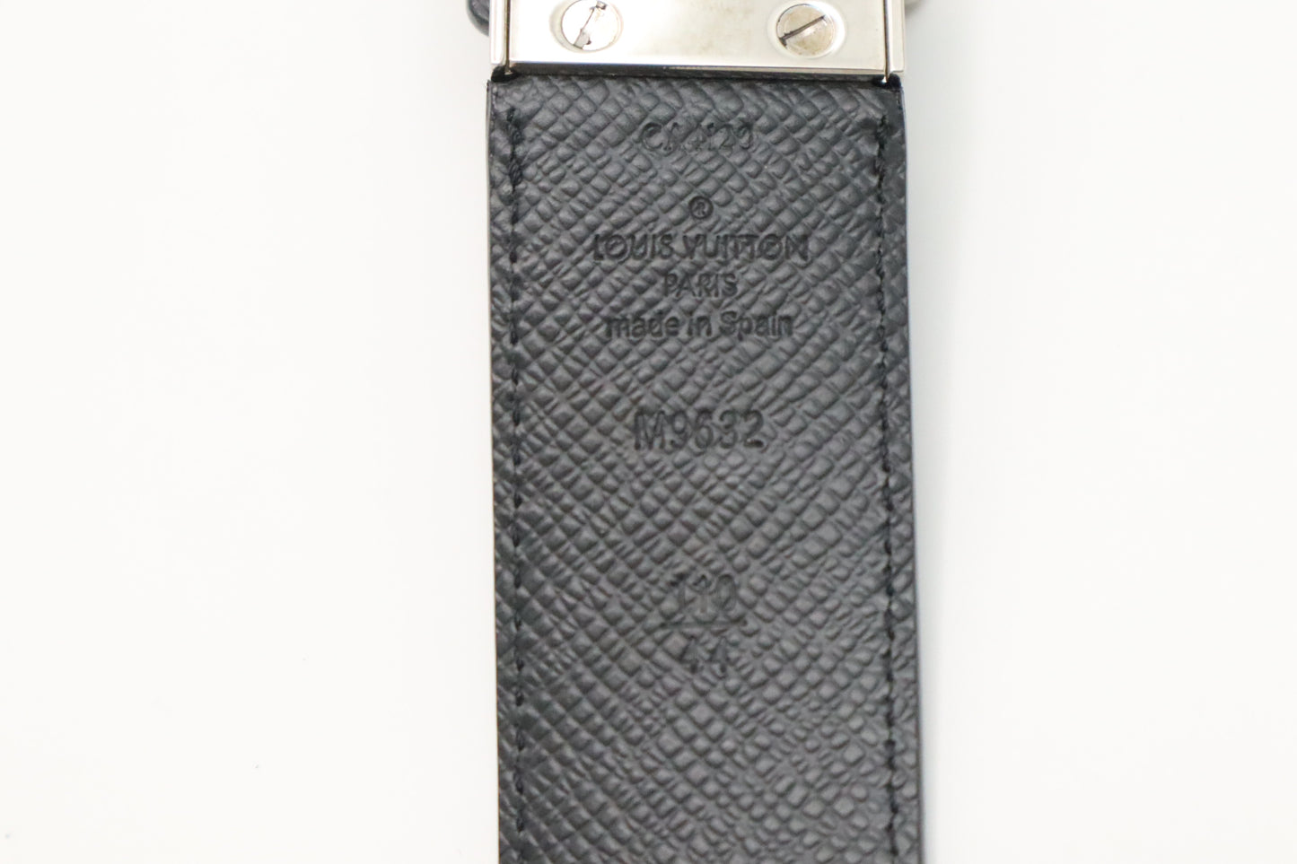 Louis Vuitton Inventeur Reversible Belt in Damier Graphite Canvas