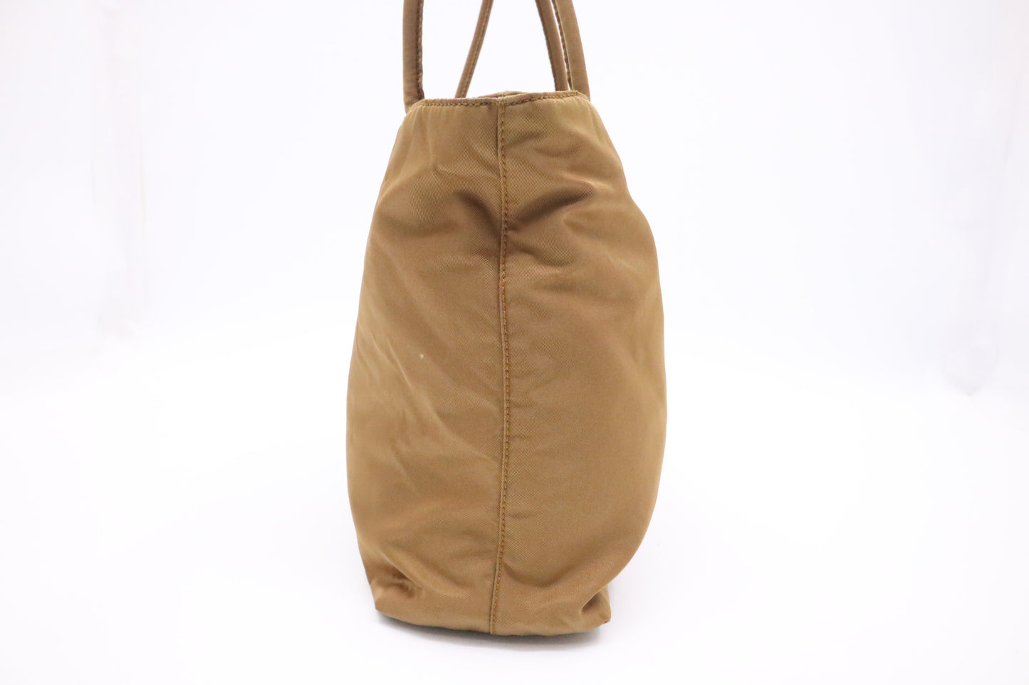 Prada handbag in Bronze Nylon Canvas