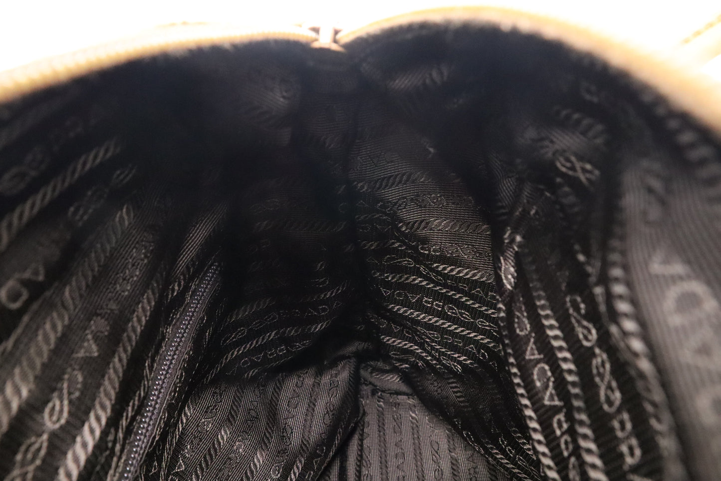 Prada handbag in Bronze Nylon Canvas