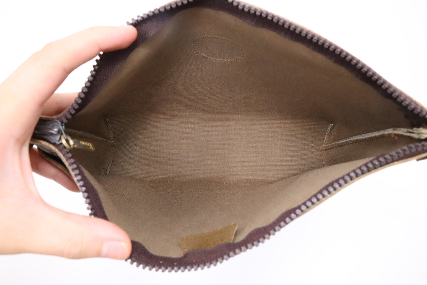 Gucci Plus Pouch in GG Canvas