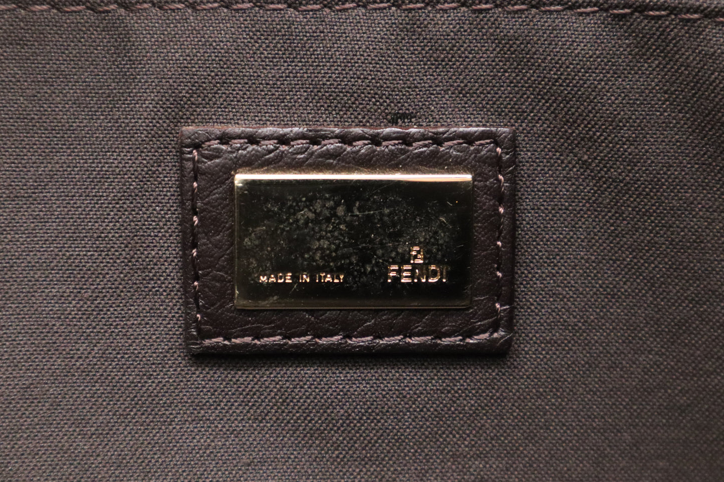 Fendi Handbag in Blue Denim Canvas