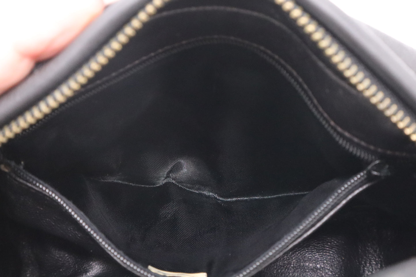 Chanel Small Camera Bag in Black Leather