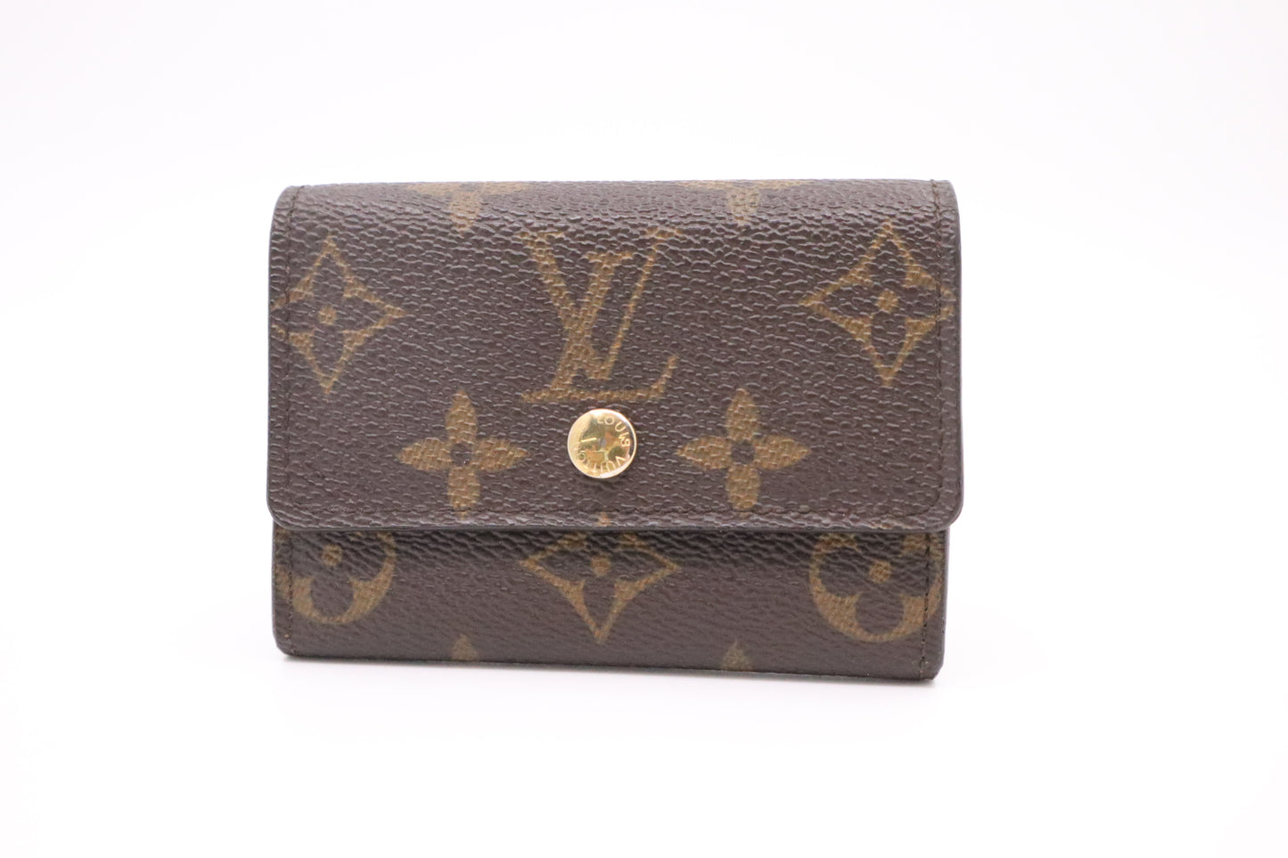 Louis Vuitton Porte Monnaie Plat Coin Purse in Monogram Canvas