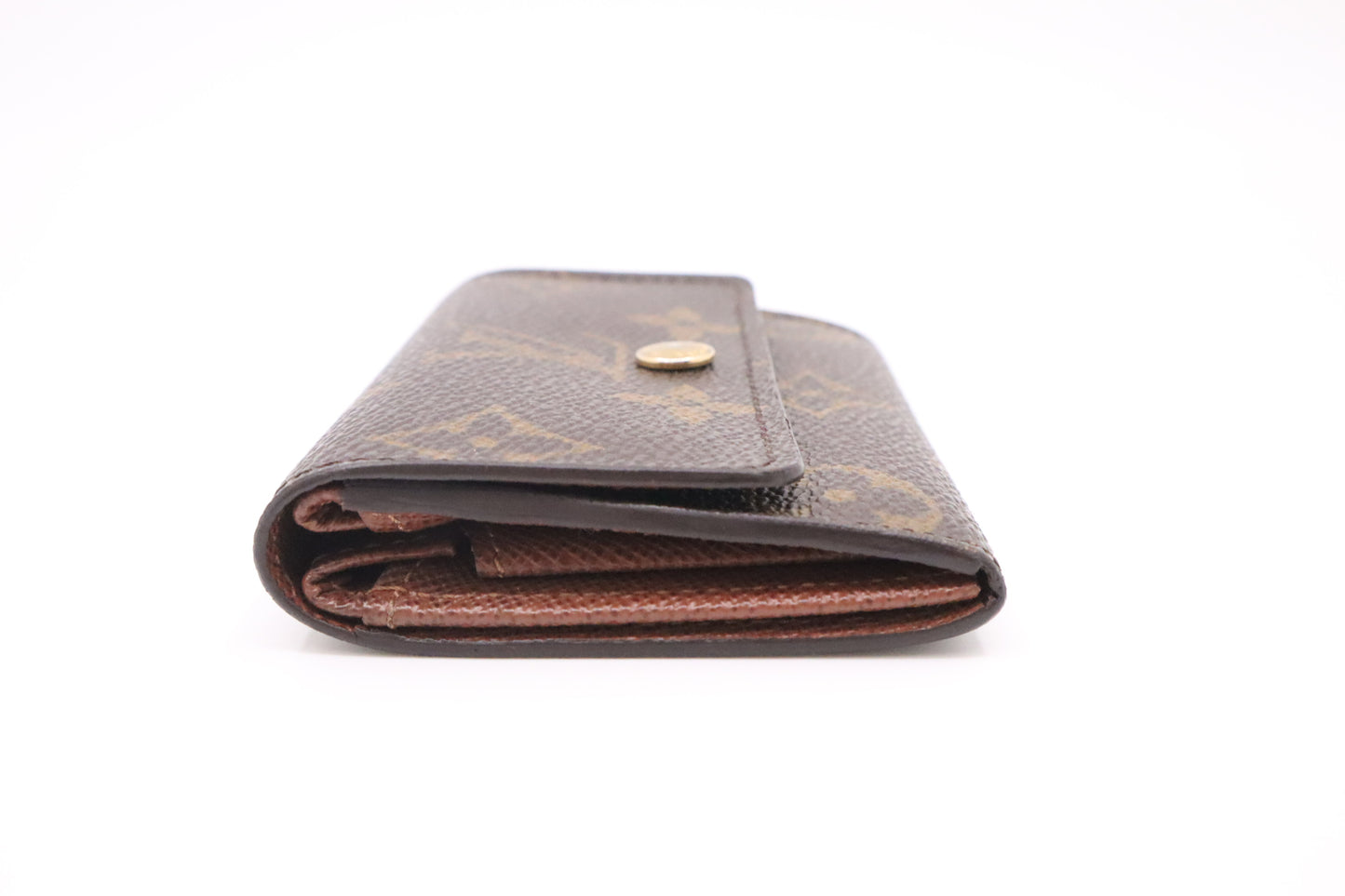 Louis Vuitton Porte Monnaie Plat Coin Purse in Monogram Canvas