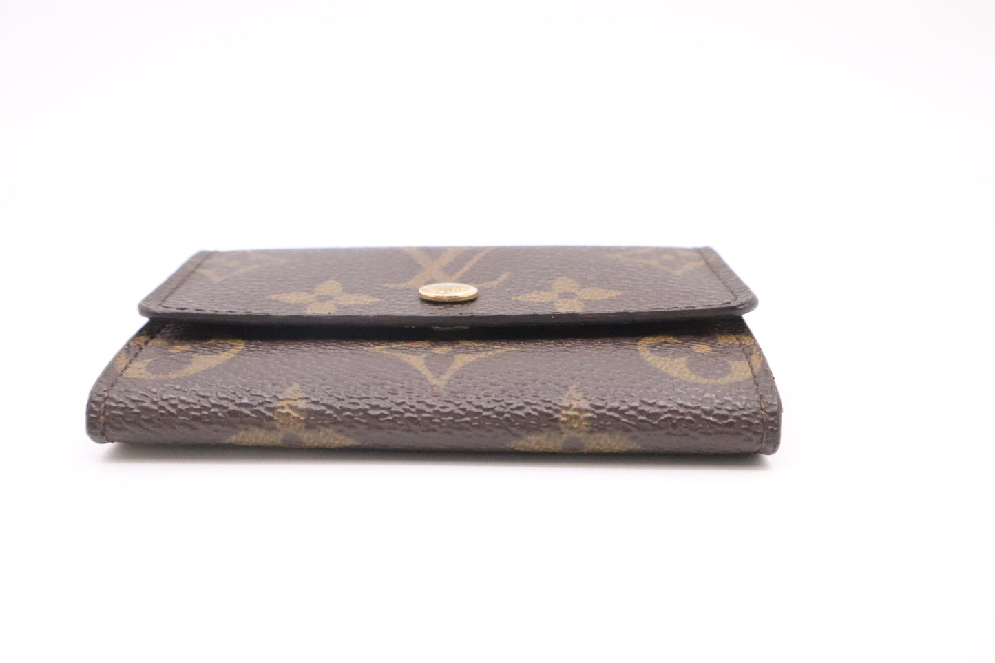 Louis Vuitton Porte Monnaie Plat Coin Purse in Monogram Canvas