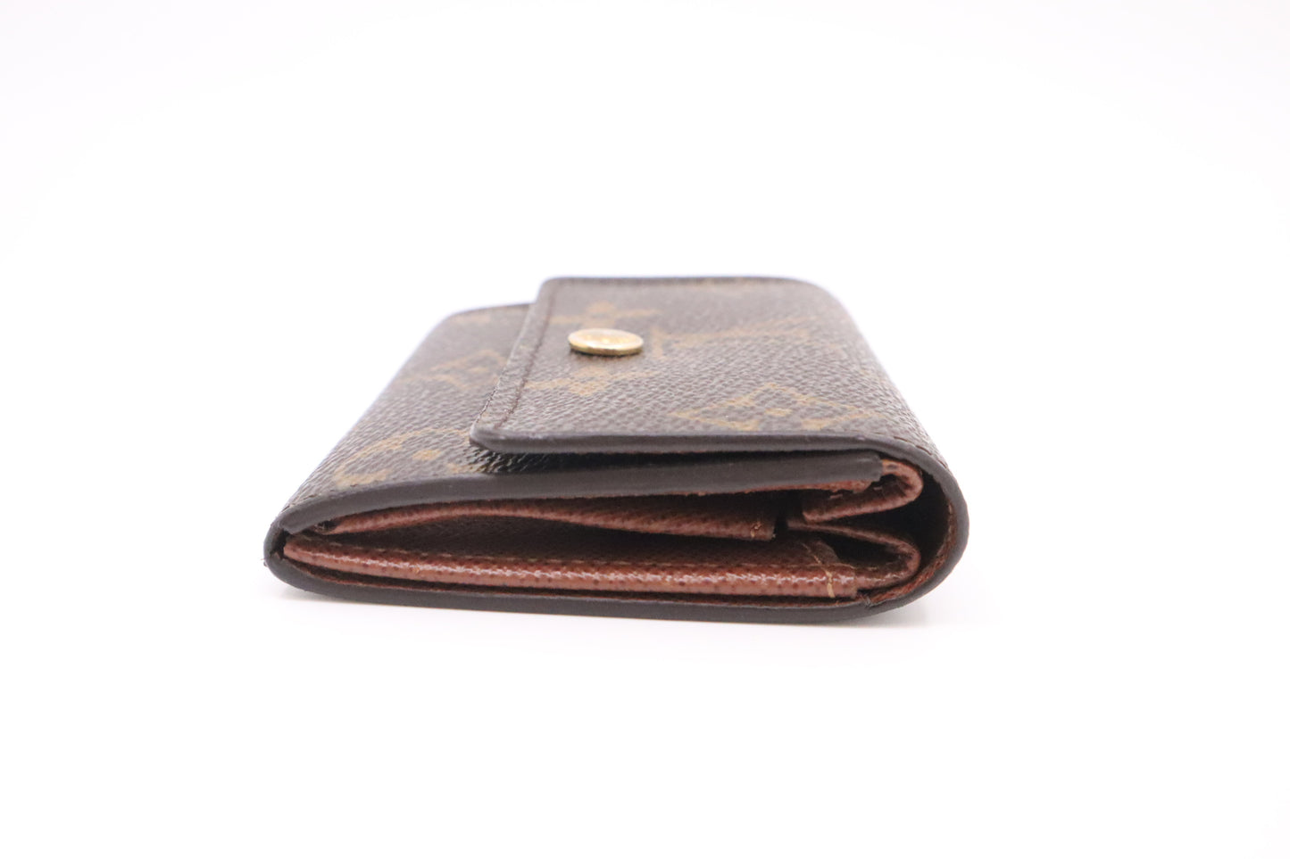 Louis Vuitton Porte Monnaie Plat Coin Purse in Monogram Canvas
