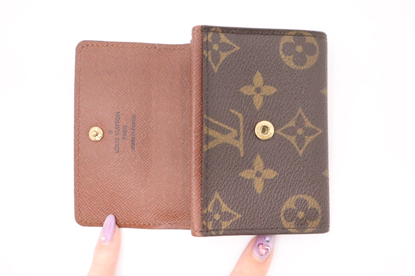 Louis Vuitton Porte Monnaie Plat Coin Purse in Monogram Canvas