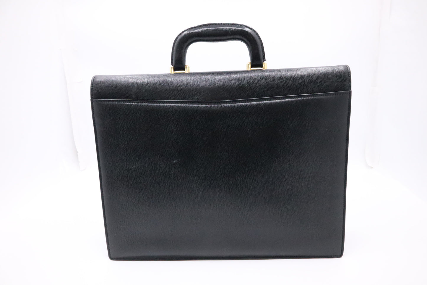 YSL Saint Laurent Briefcase in Black Leather