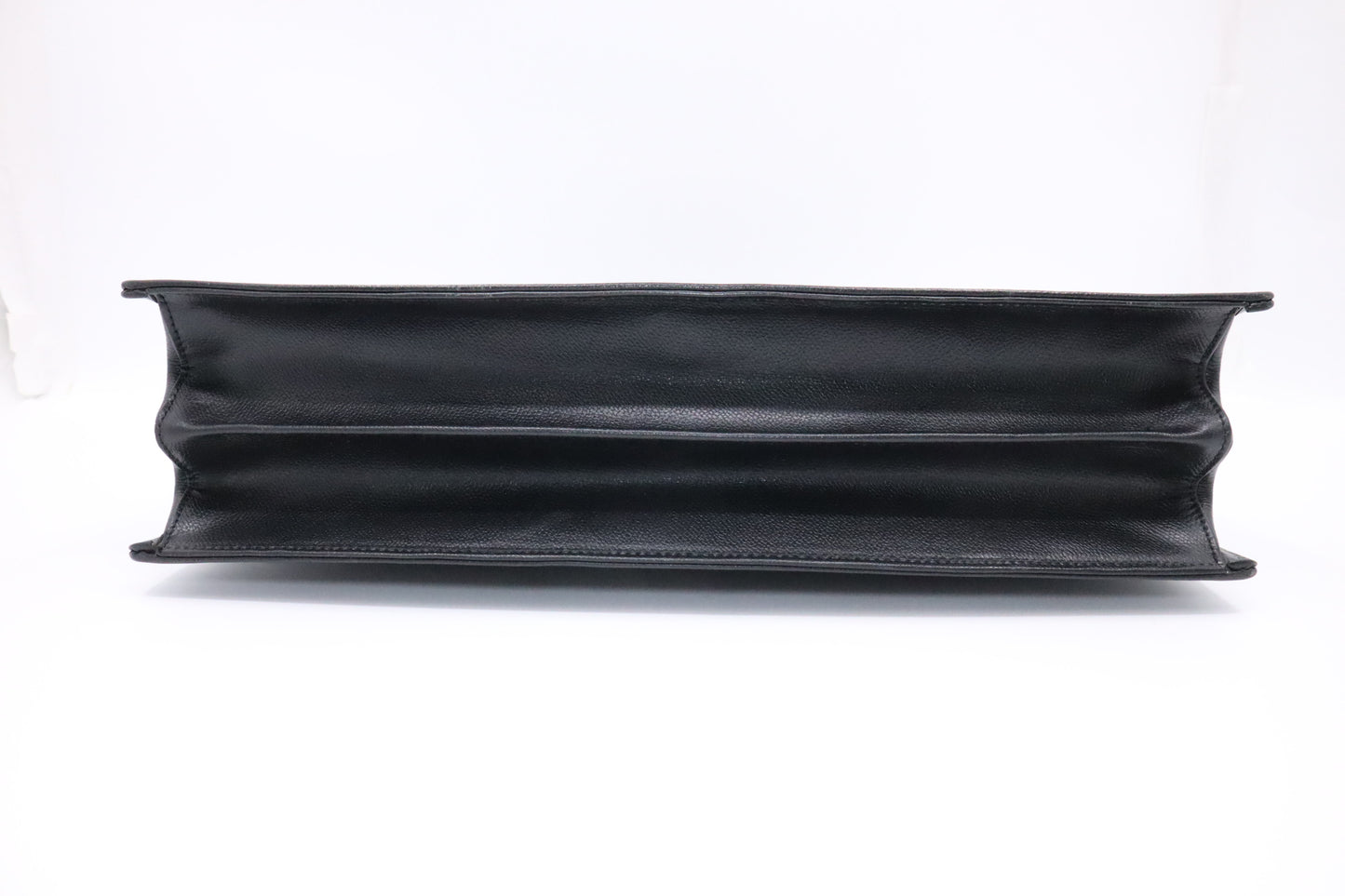YSL Saint Laurent Briefcase in Black Leather