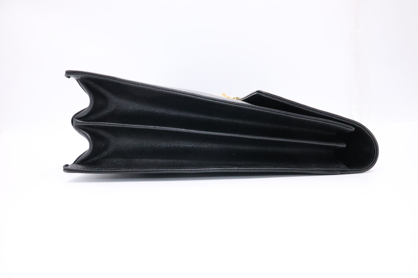 YSL Saint Laurent Briefcase in Black Leather