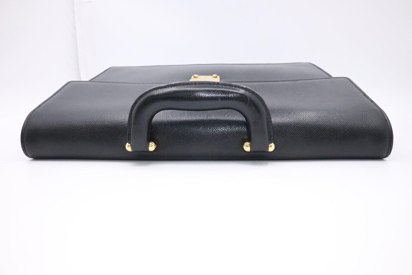YSL Saint Laurent Briefcase in Black Leather