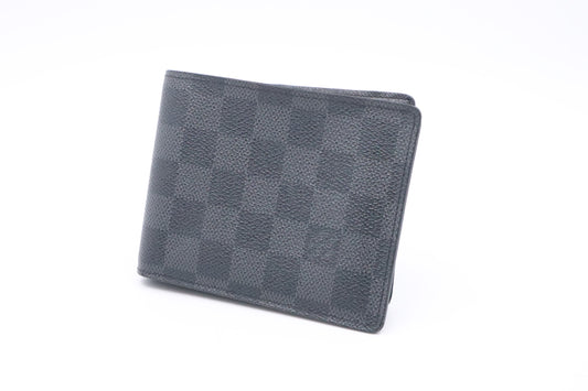 Louis Vuitton Bifold Wallet in Damier Graphite Canvas