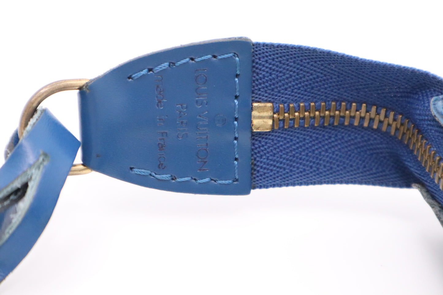 Louis Vuitton Pochette Accessoires in Blue Epi Leather