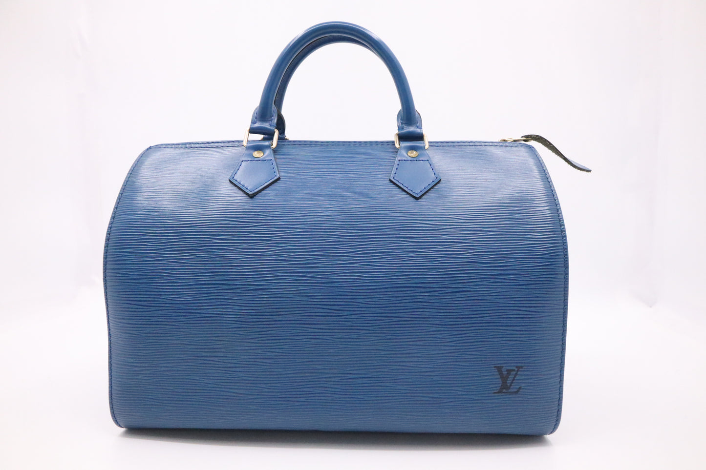 Louis Vuitton Speedy 30 in Blue Epi Leather