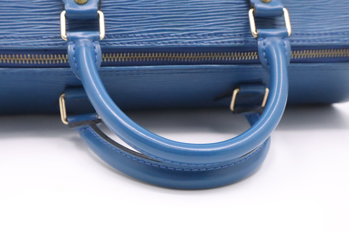 Louis Vuitton Speedy 30 in Blue Epi Leather