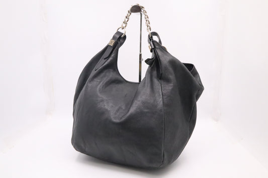 Givenchy Sacca Shoulder Bag in Black Leather