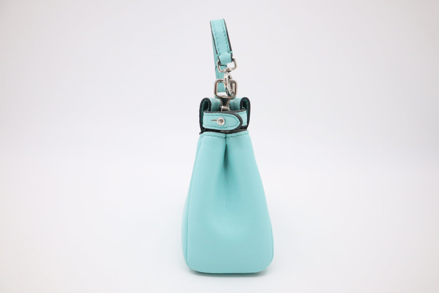 Fendi Mini Peakaboo in Turquoise Leather