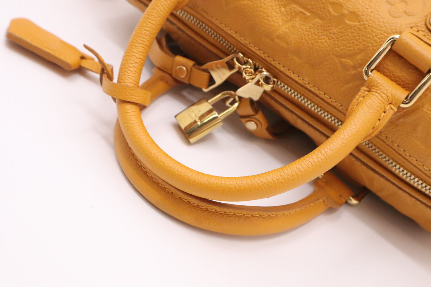 Louis Vuitton Speedy 25B in Yellow Empreinte Leather