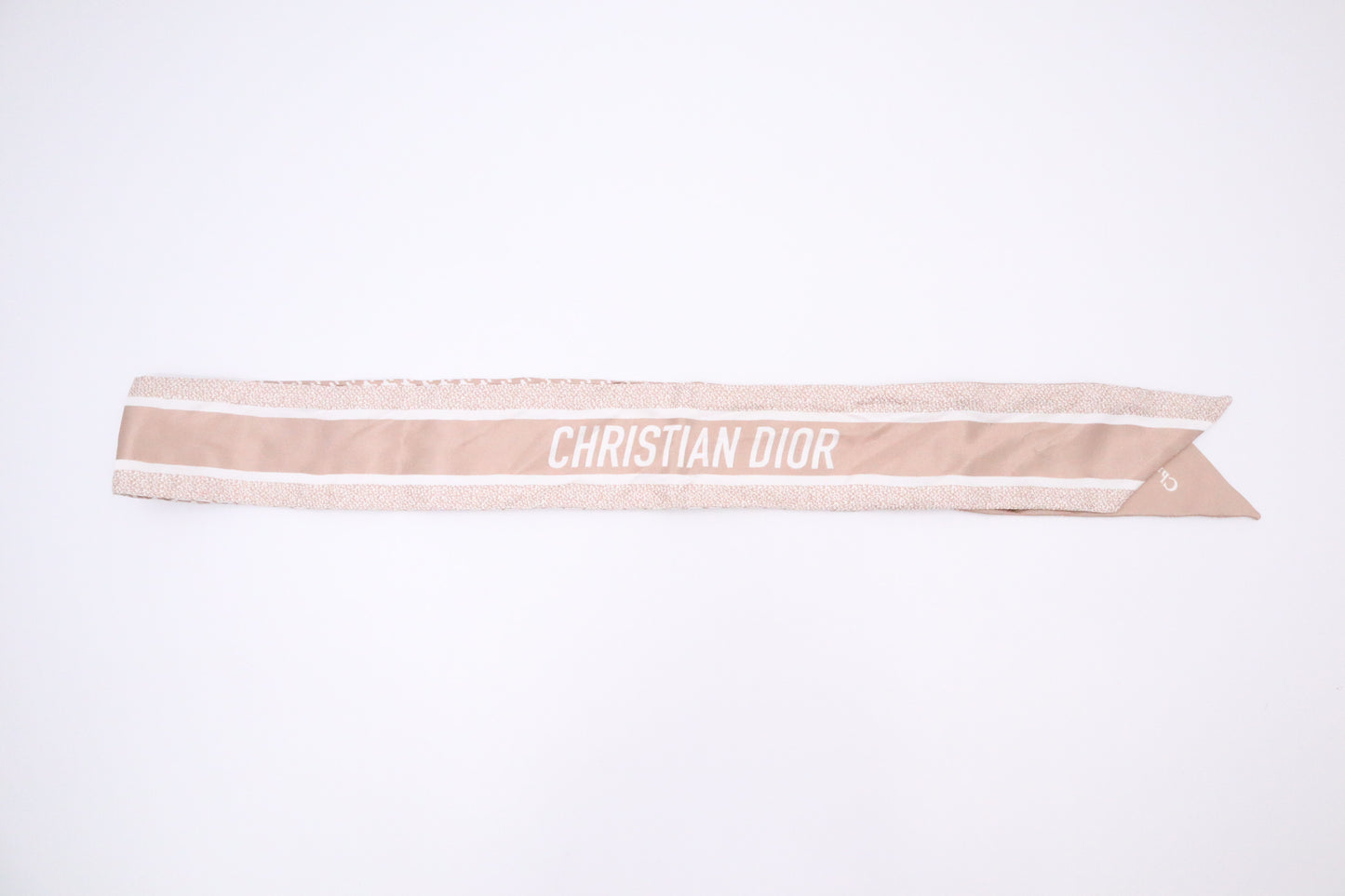 Dior Twilly in Beige Silk