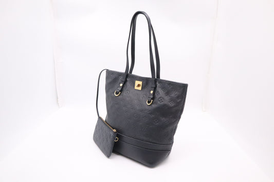 Louis Vuitton Citadine in Navy Blue Empreinte Leather