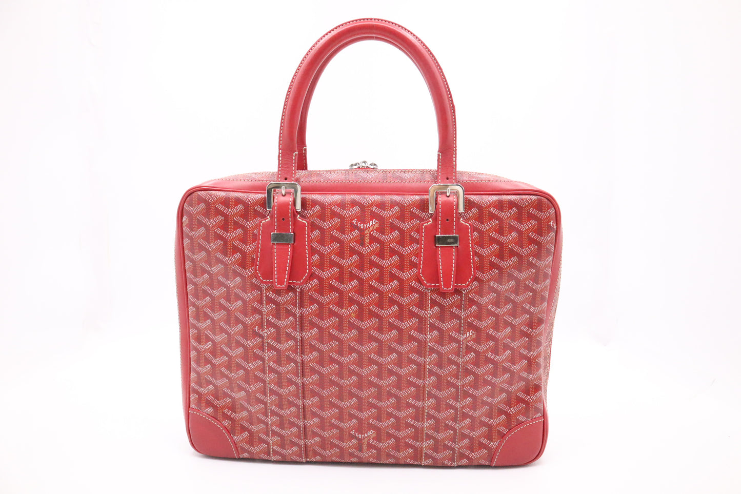 Goyard Ambassade in Red Goyardine Canvas