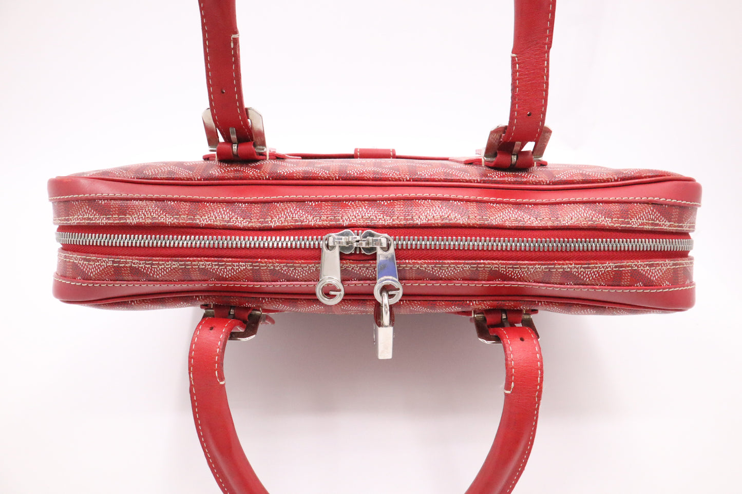 Goyard Ambassade in Red Goyardine Canvas