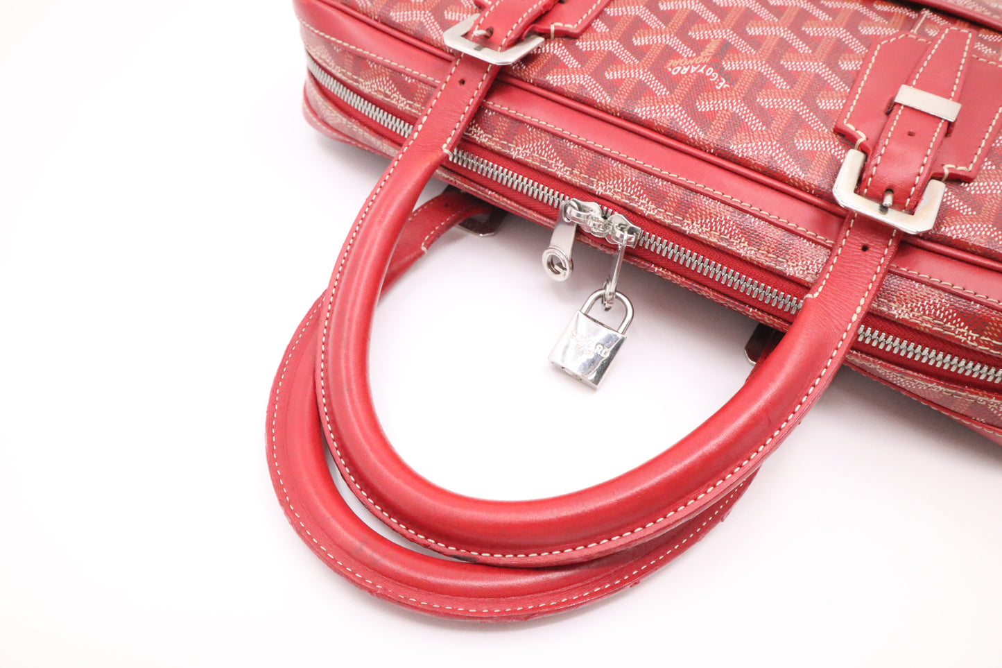 Goyard Ambassade in Red Goyardine Canvas
