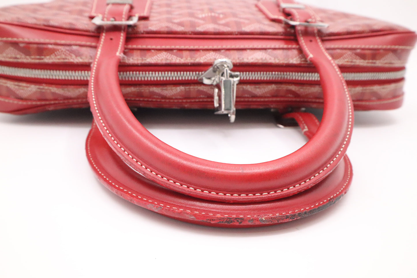 Goyard Ambassade in Red Goyardine Canvas