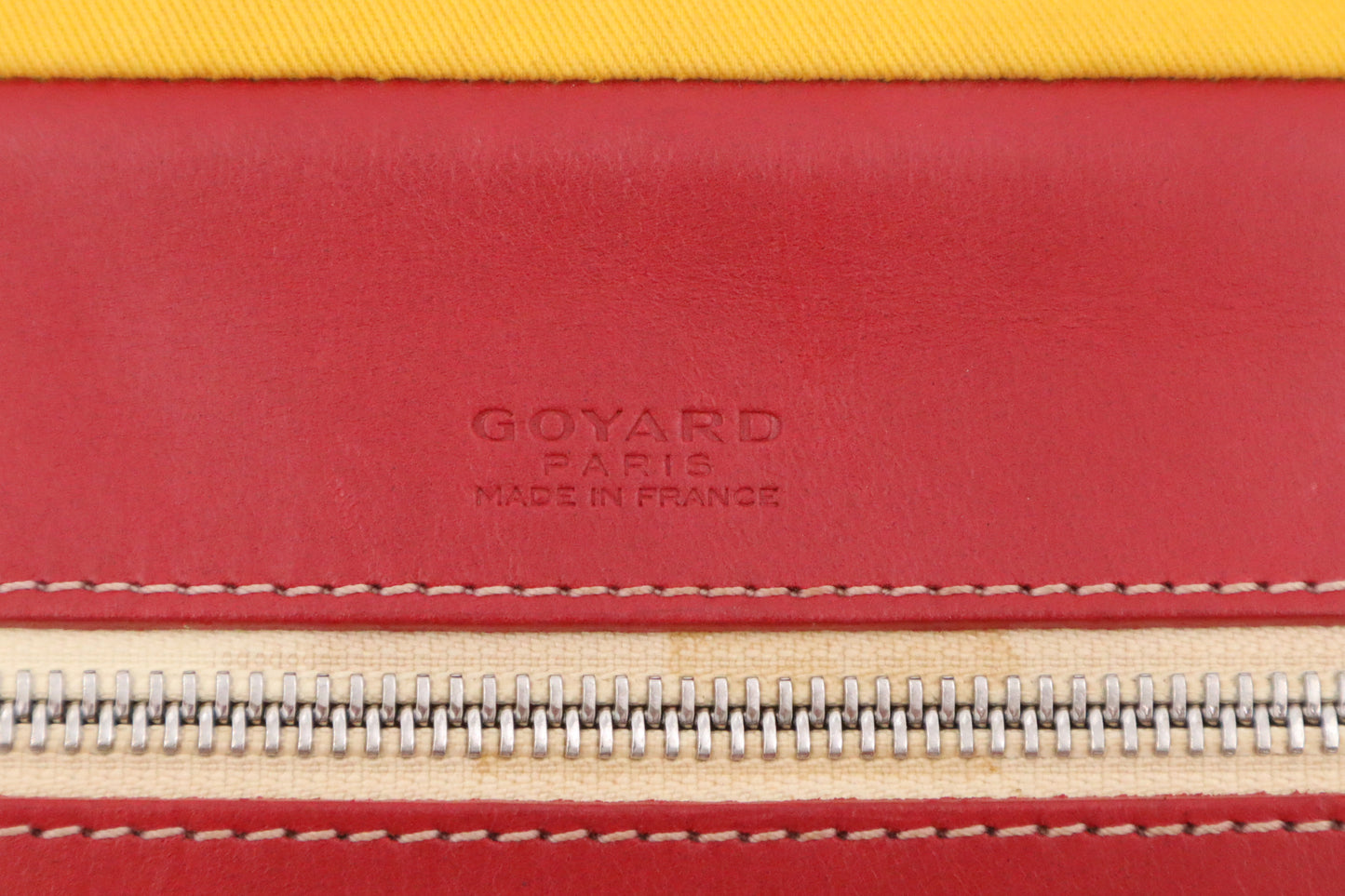 Goyard Ambassade in Red Goyardine Canvas