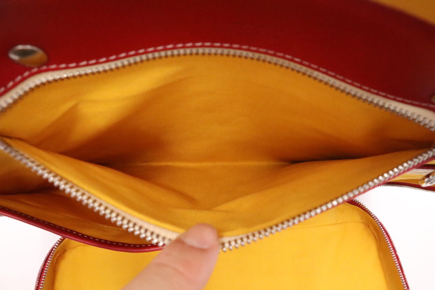Goyard Ambassade in Red Goyardine Canvas