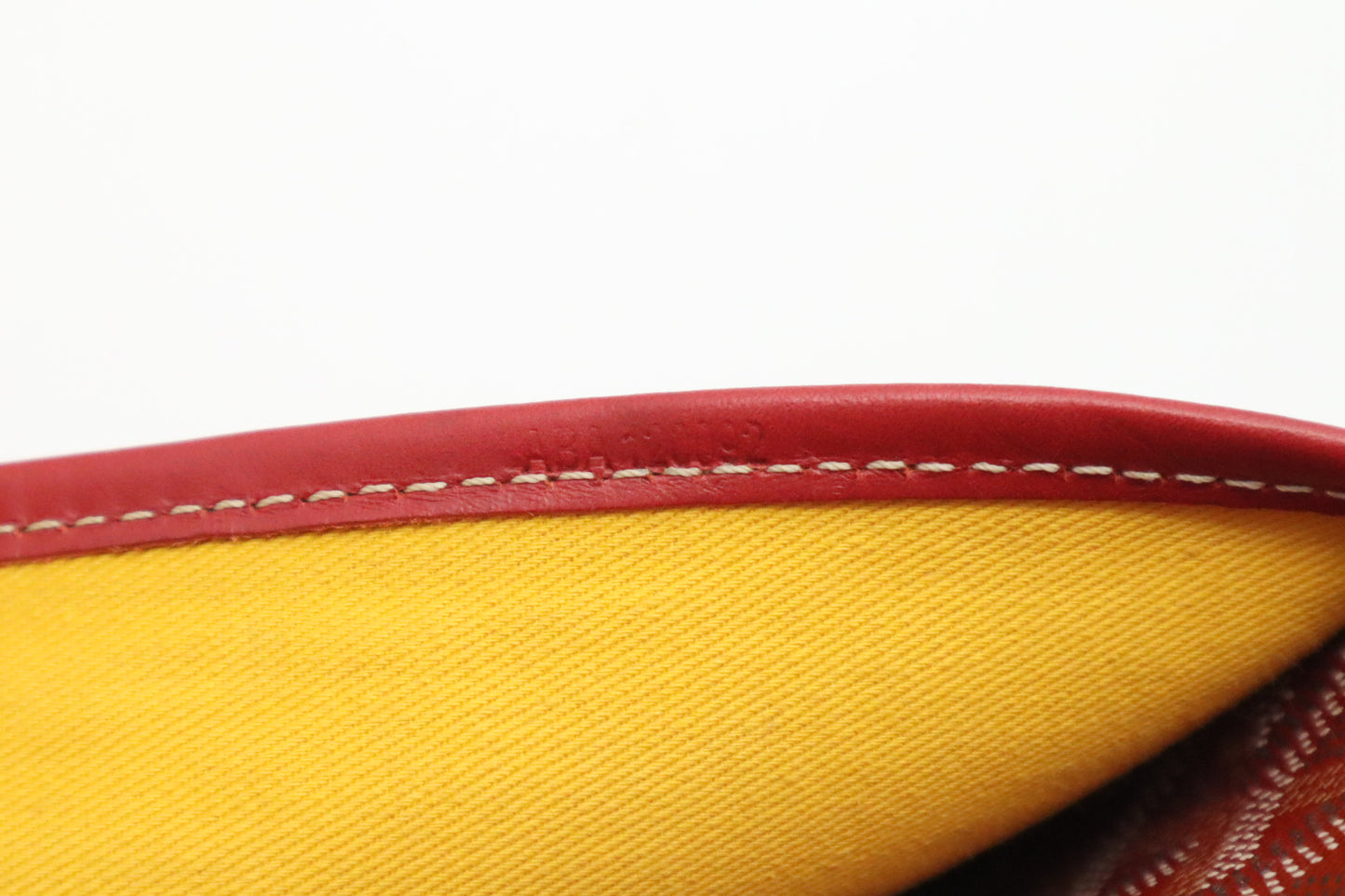 Goyard Ambassade in Red Goyardine Canvas