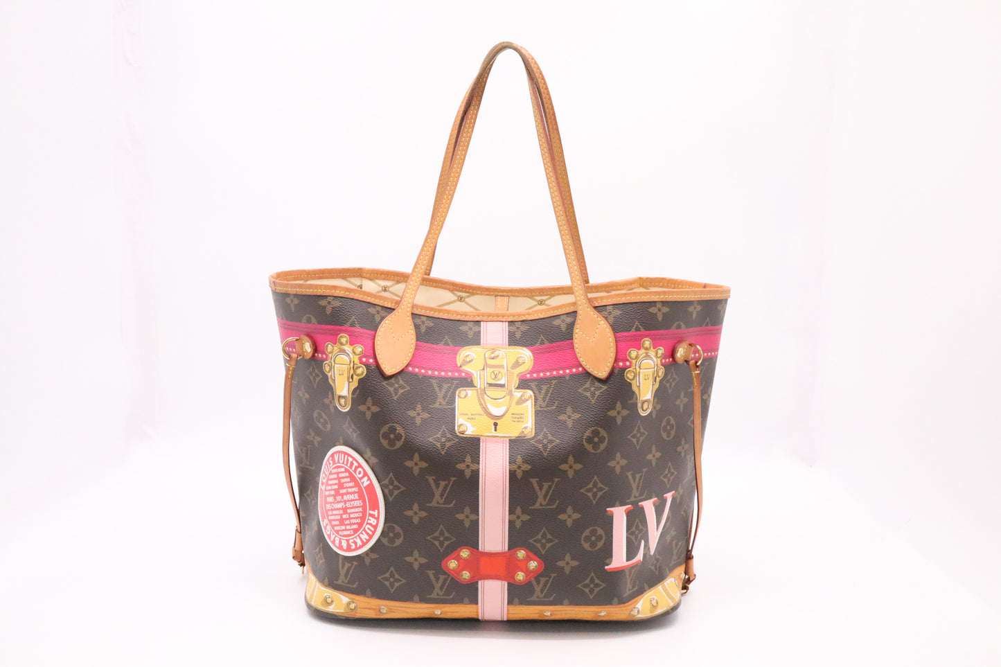 Louis Vuitton Neverfull MM in Summer Trunk Monogram Canvas
