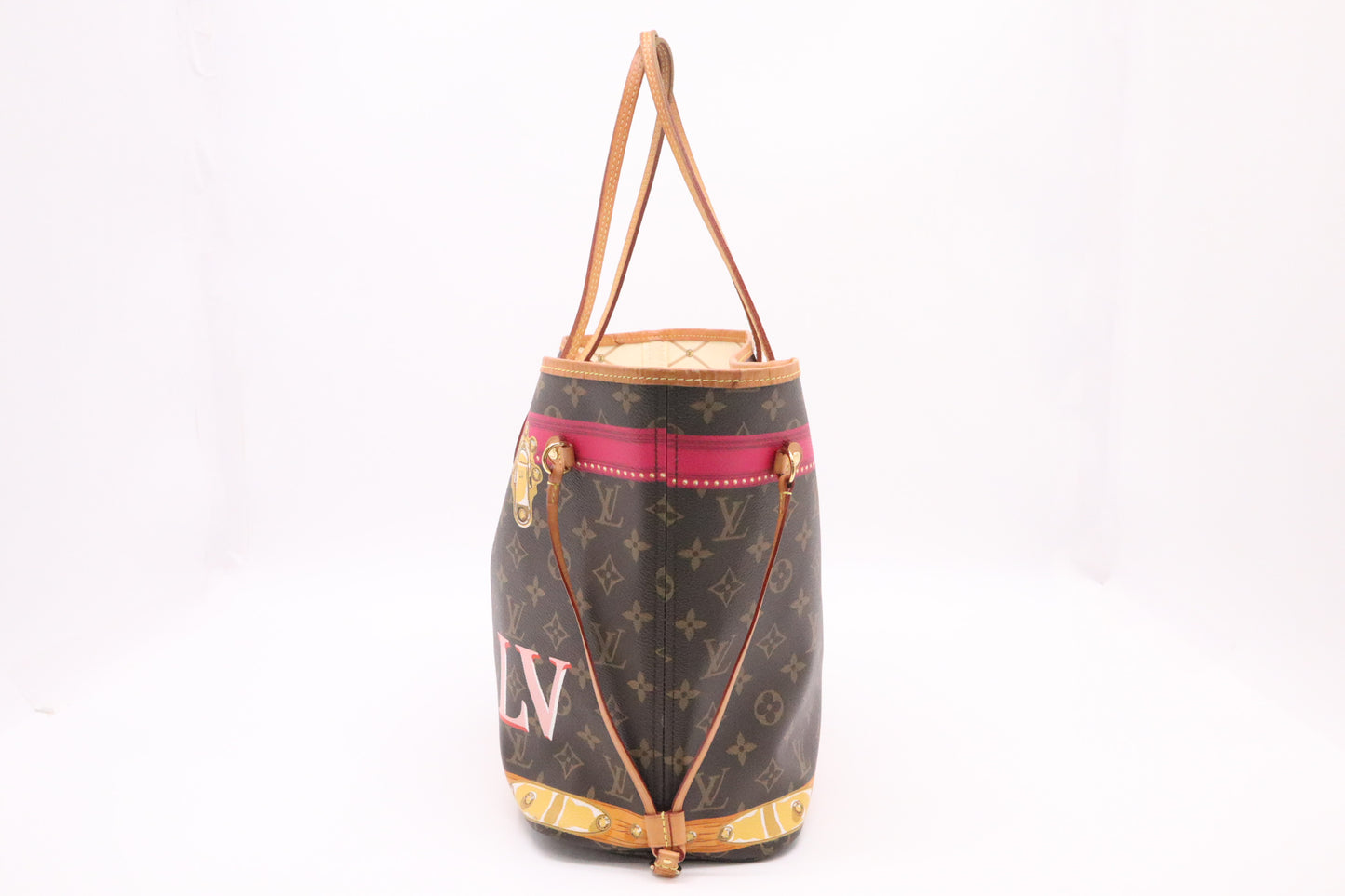 Louis Vuitton Neverfull MM in Summer Trunk Monogram Canvas