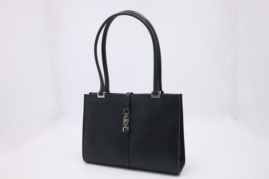 Gucci Jackie Shoulder Bag in Black Leather