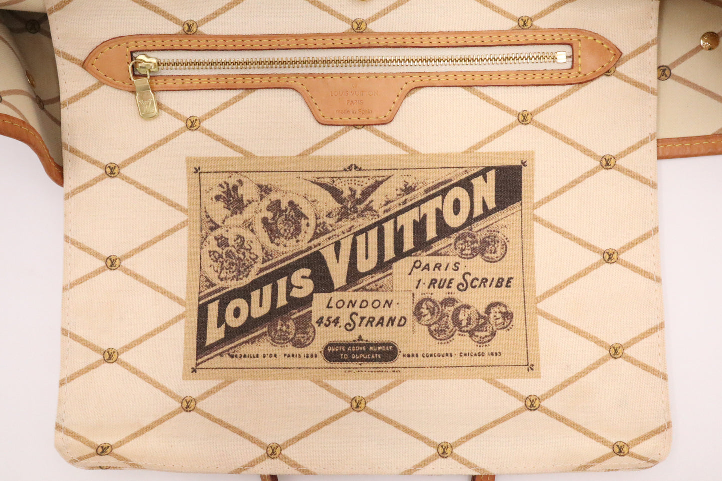 Louis Vuitton Neverfull MM in Summer Trunk Monogram Canvas