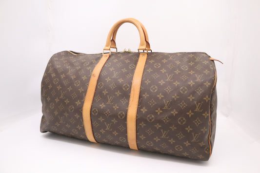 Louis Vuitton Keepall 55 in Monogram Canvas