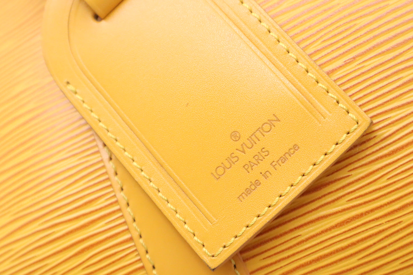 Louis Vuitton Keepall 50 in Yellow Epi Leather