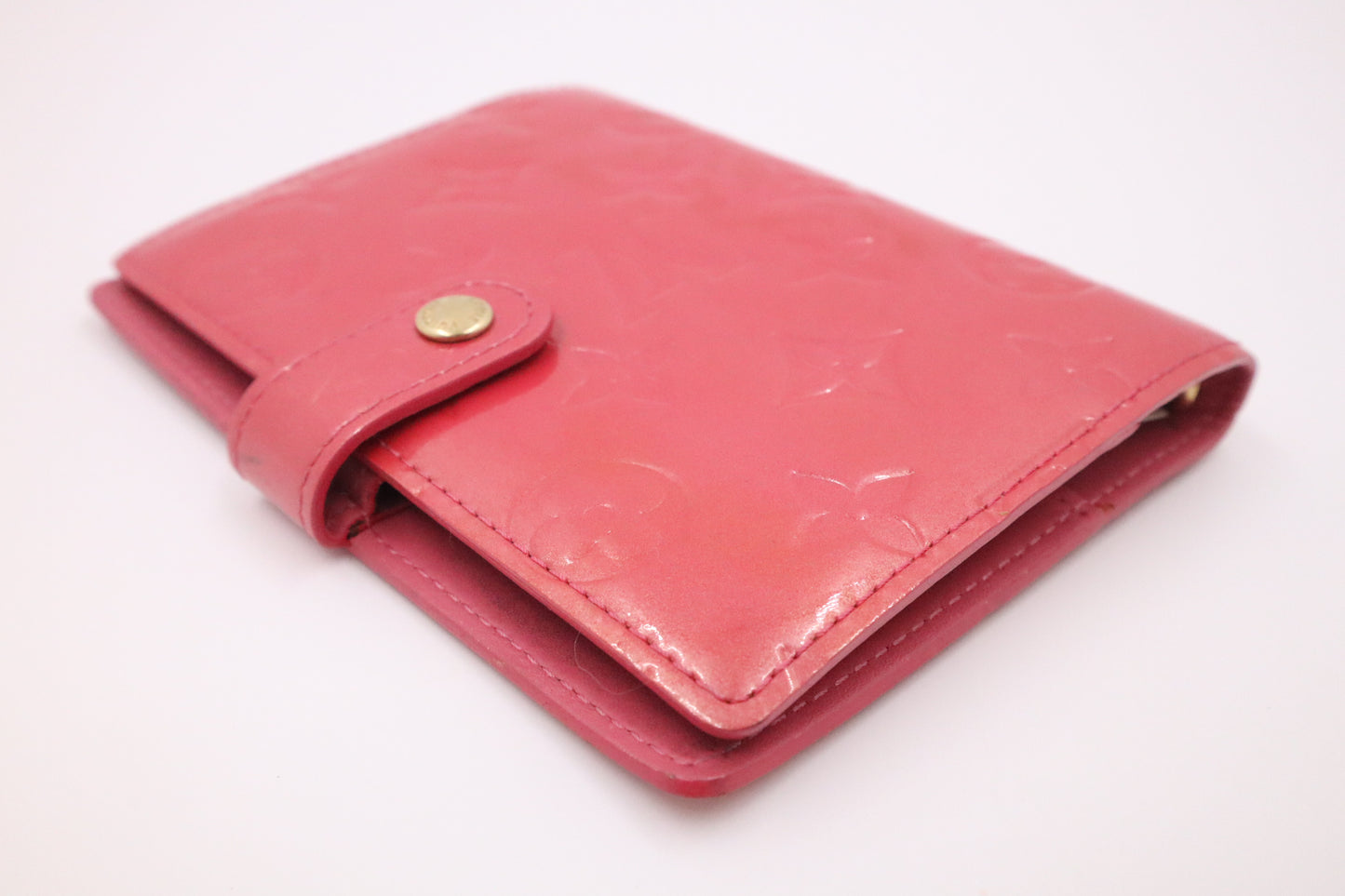 Louis Vuitton Agenda PM in Pink Vernis Leather