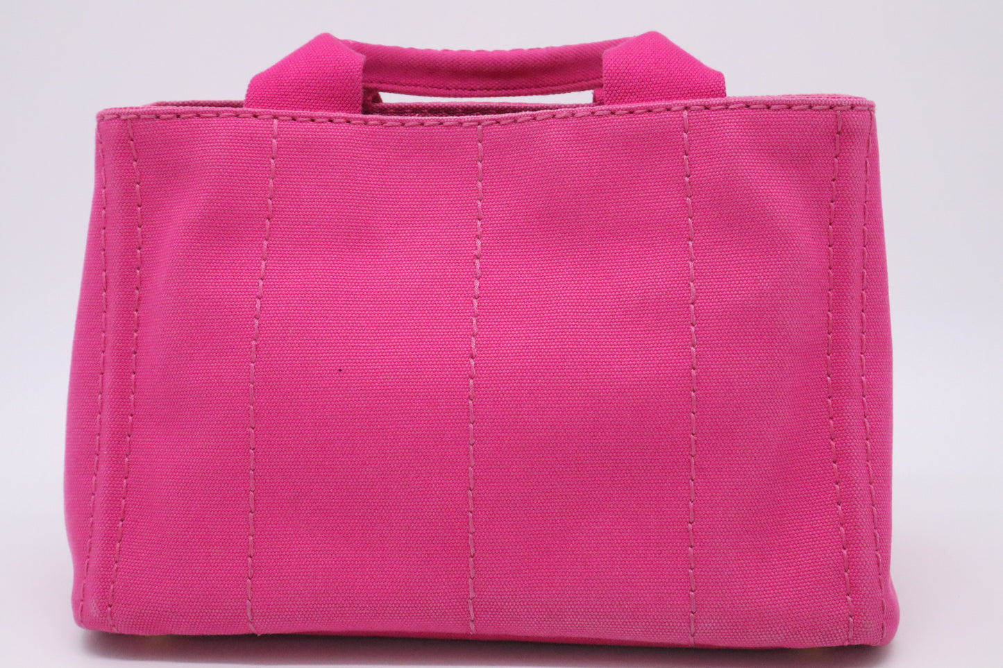 Prada Canapa in Pink Canvas