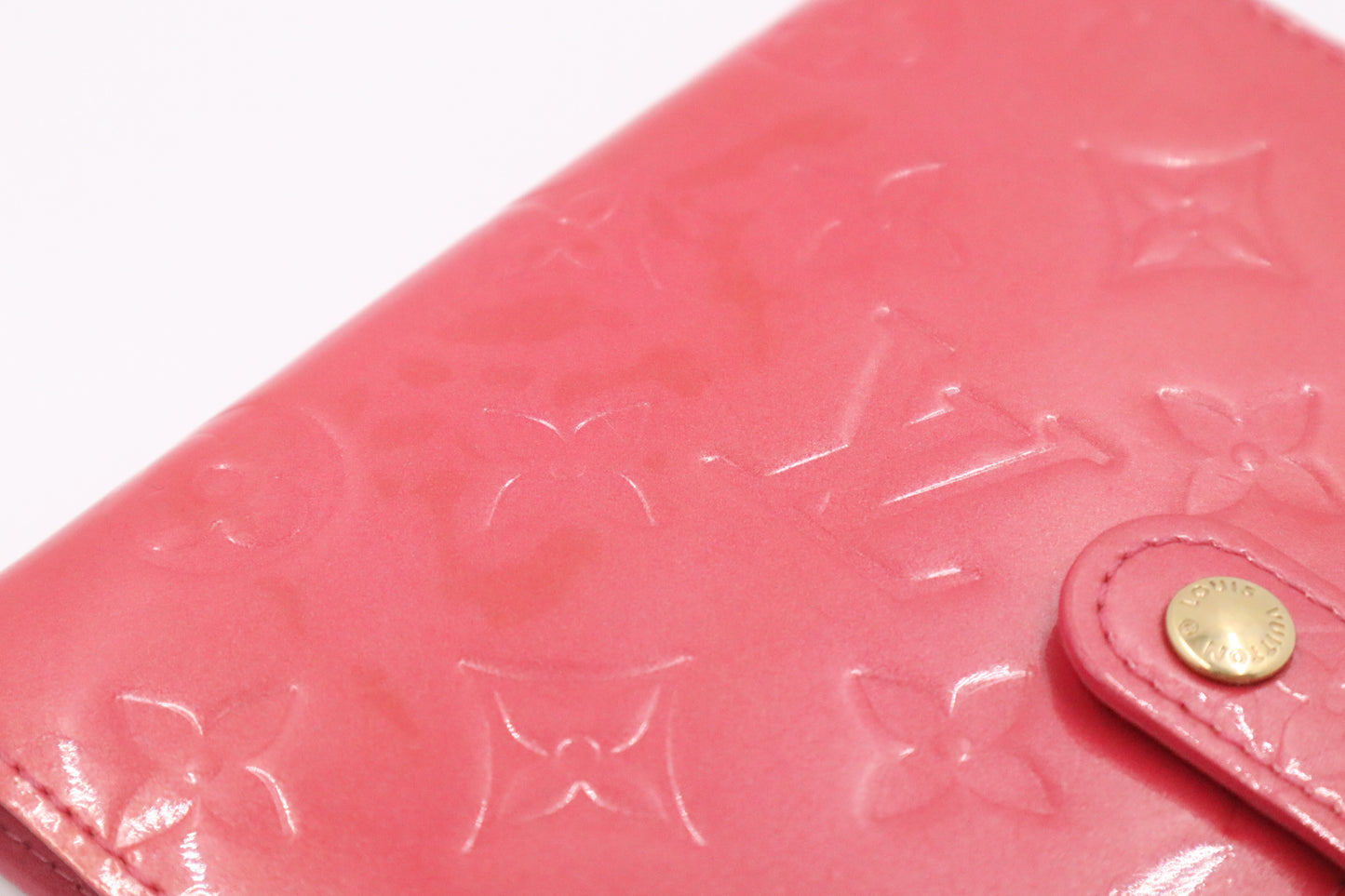 Louis Vuitton Agenda PM in Pink Vernis Leather