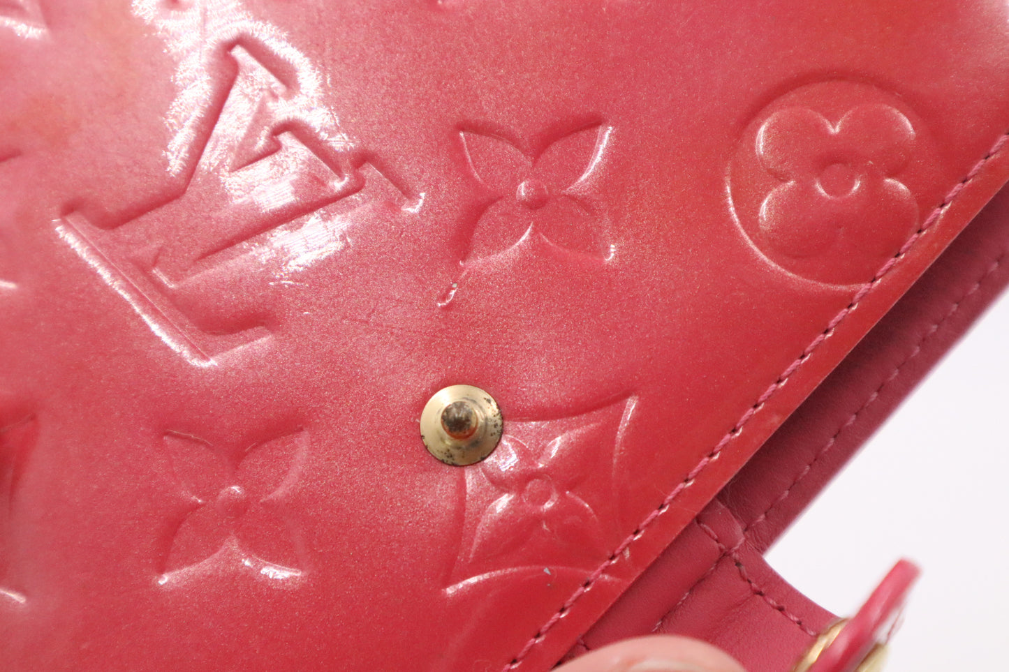 Louis Vuitton Agenda PM in Pink Vernis Leather