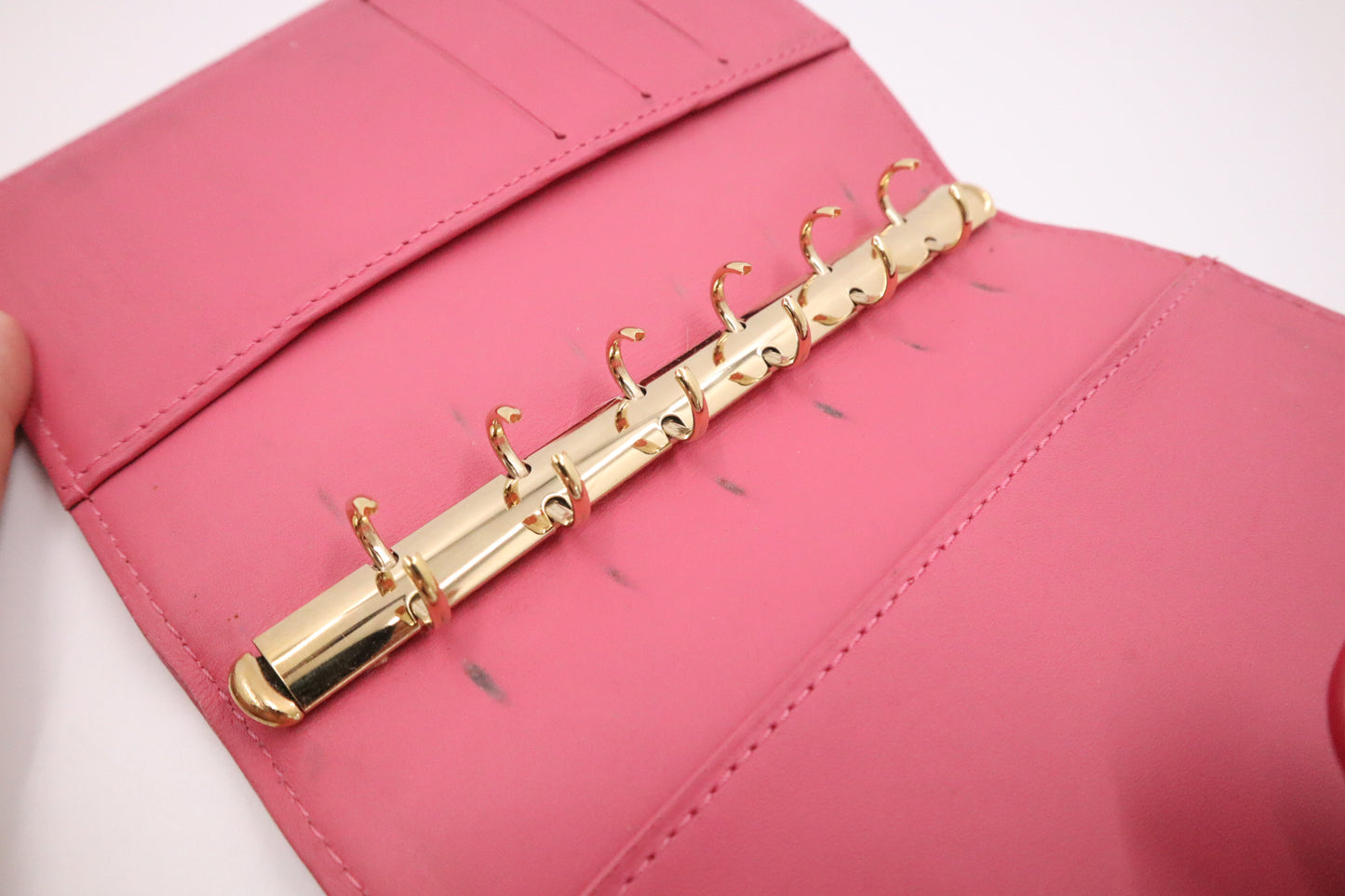 Louis Vuitton Agenda PM in Pink Vernis Leather