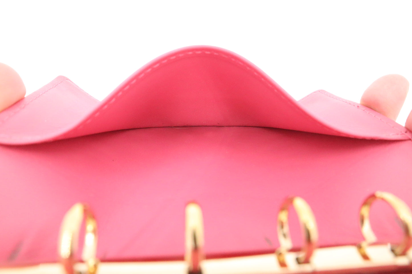 Louis Vuitton Agenda PM in Pink Vernis Leather