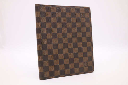 Louis Vuitton Bureau Agenda MM in Damier Ebene Canvas