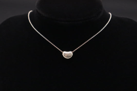 Tiffany & Co. Bean Necklace in Sterling Silver