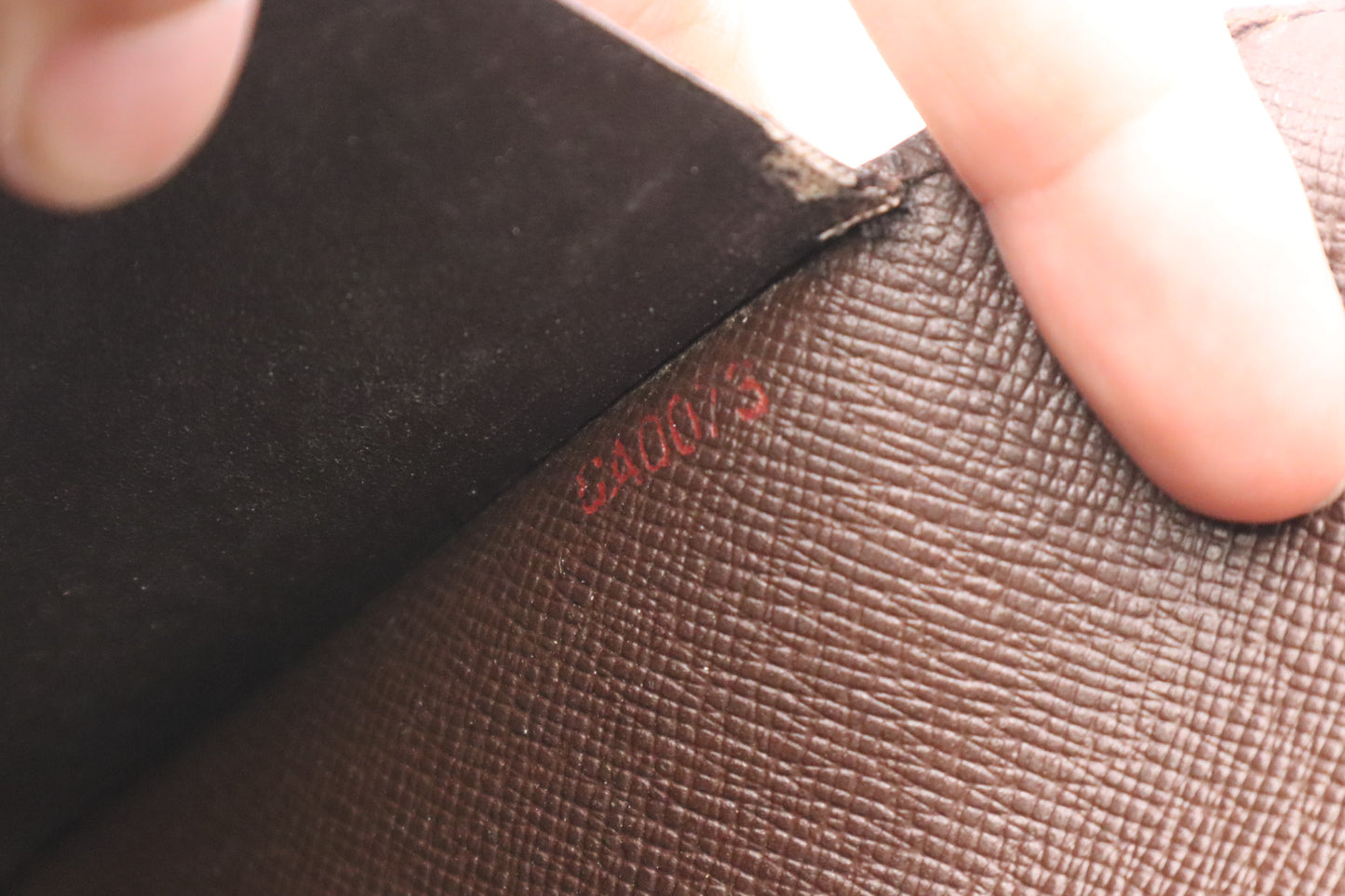 Louis Vuitton Bureau Agenda MM in Damier Ebene Canvas