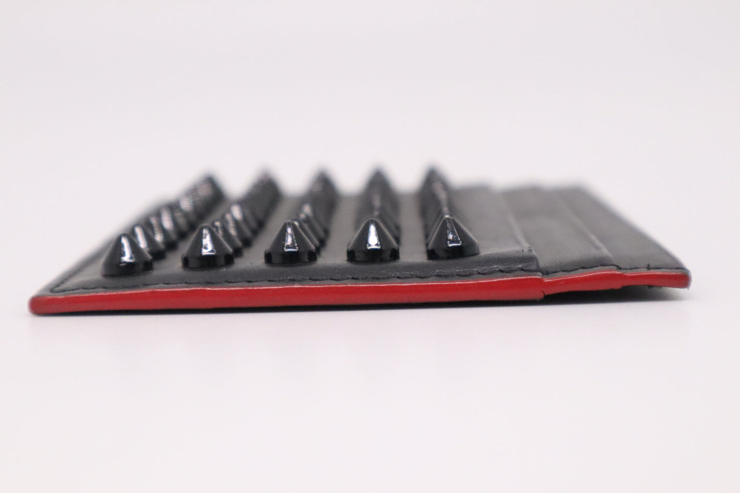 Louboutin Kios Card Holder in Black Leather