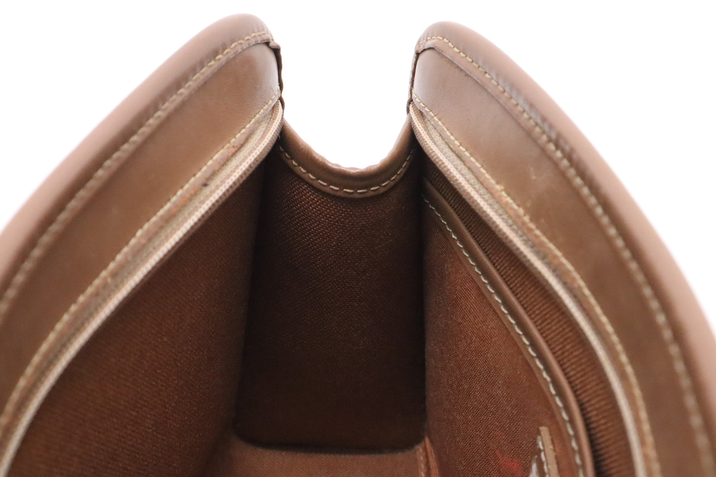 Dior Pouch in Beige Honeycomb Coated Canvas