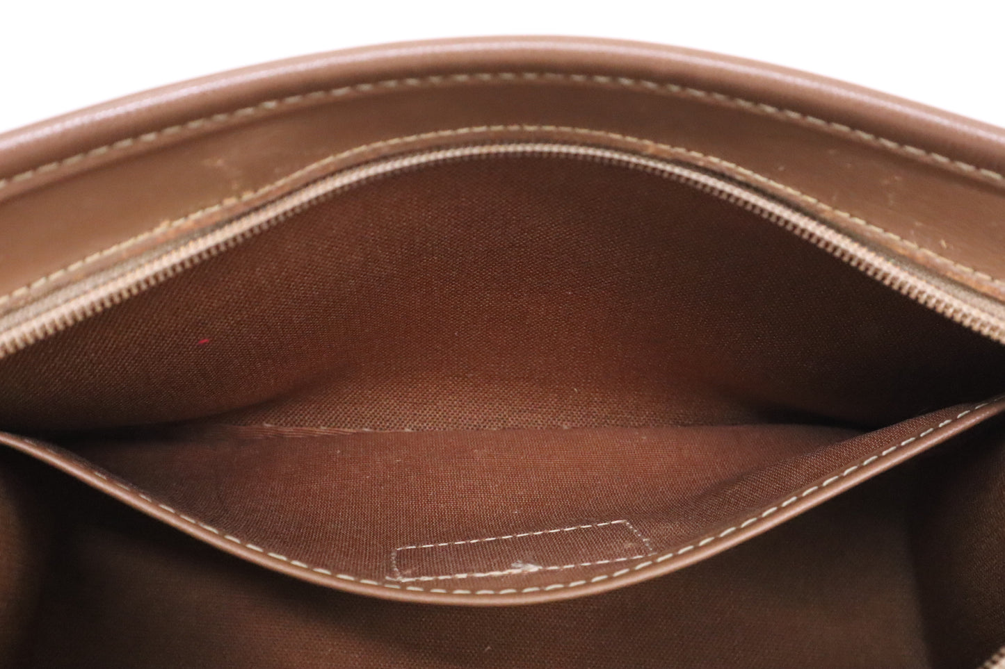 Dior Pouch in Beige Honeycomb Coated Canvas