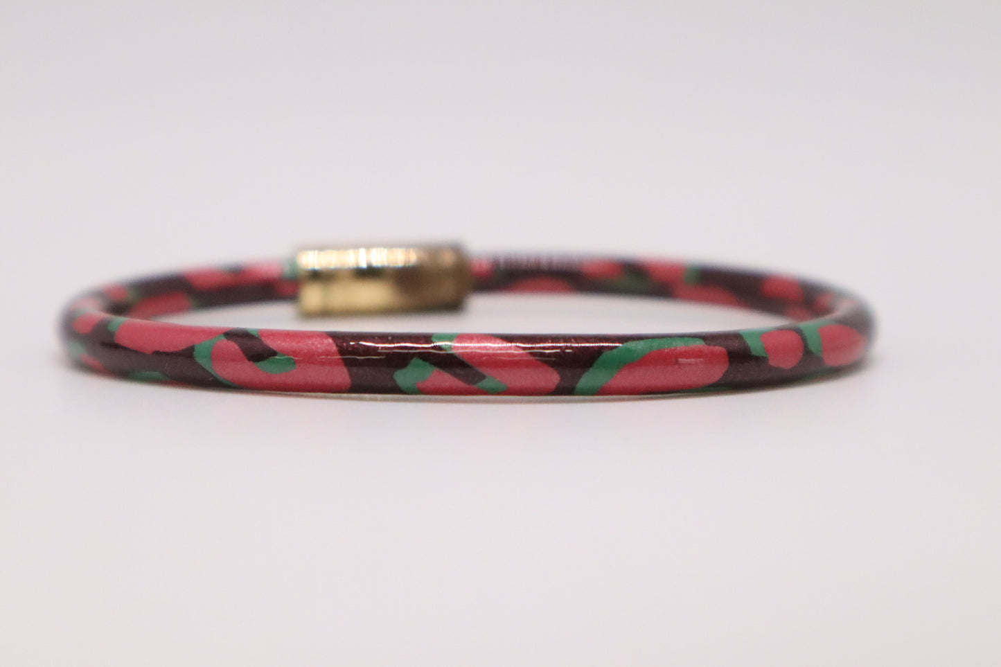 Louis Vuitton x Stephen Sprouse Keep It Bracelet in Leopard Vernis Leather